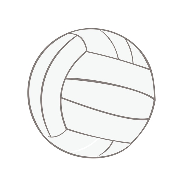 Volley Ball Sports Property tool flat design graphic 2d HD