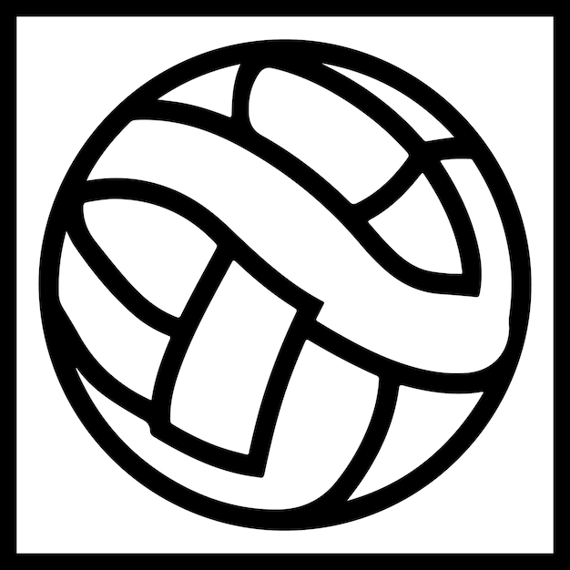 volleyball silhouette image