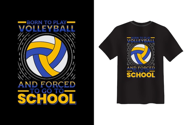 Volleyball t-shirt design, Sport t-shirt prints for volleyball players