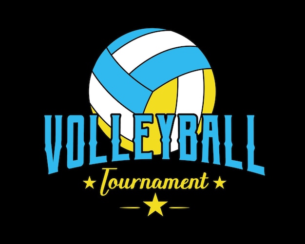 Volleyball t shirt design