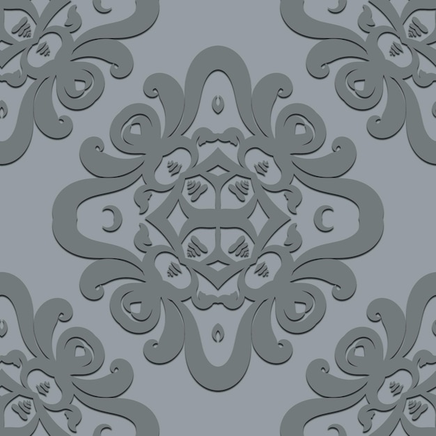 Vector volumetric pattern tile