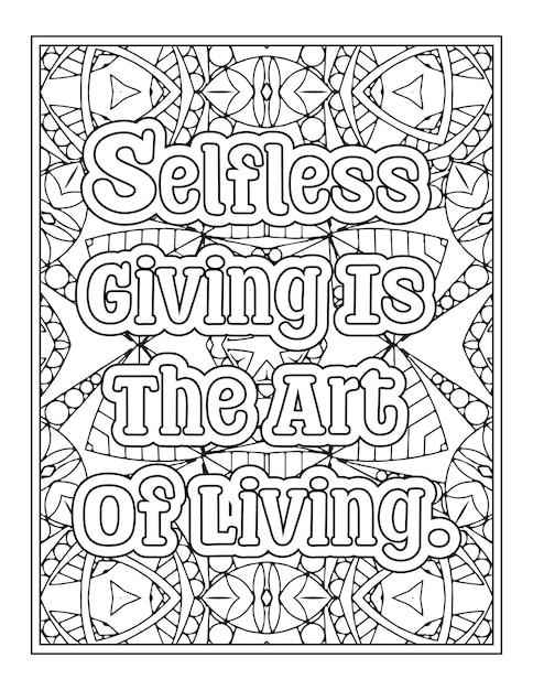 Volunteer Quotes Coloring Pages for Kdp Coloring Pages