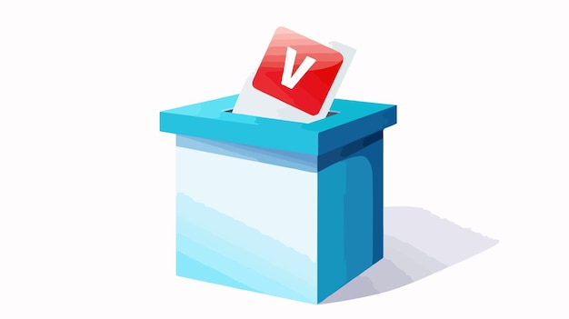 Vector vote design over white background vector illustration