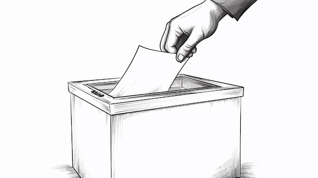 Vector voting ballot insertion sketch