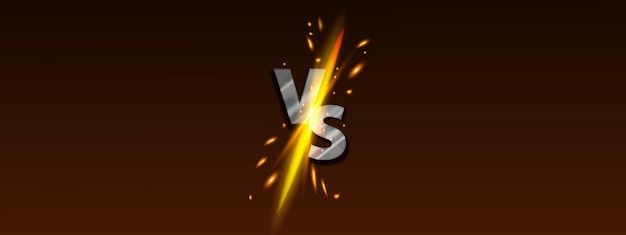 VS fight background versus game battle vector abstract banner sport duel competition backdrop