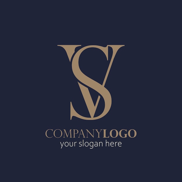 VS letter monogram logo