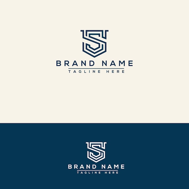 VS logo Design Template Vector Graphic Branding Element.