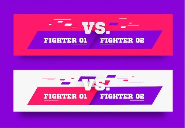 VS . Versus Board of rivals, with space for text. vector illustration. Grey vs banner. football, basketball, soccer screen. vector illustration. yellow. in dark background