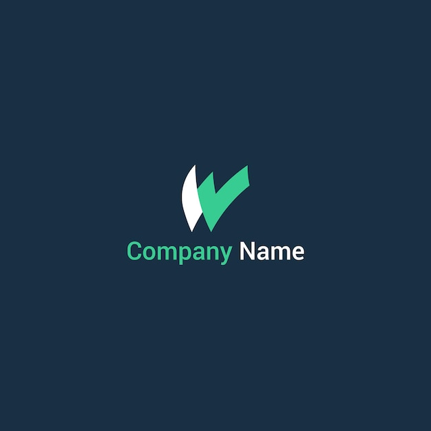 Vector w check mark logo