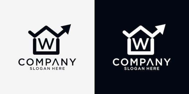 W Home finance logo design