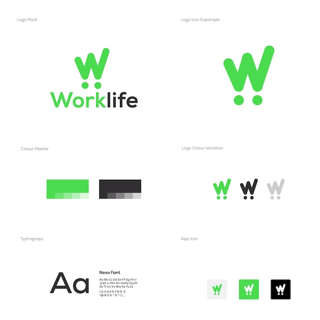 W letter logo - Company logo design