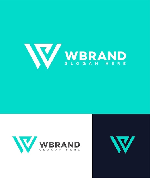 W Letter Logo Icon Brand Identity Sign Symbol Template