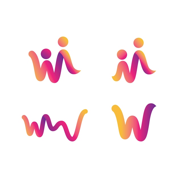 W letter logo