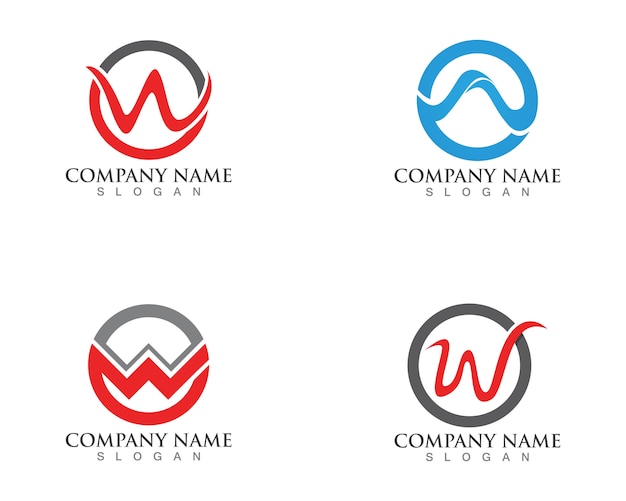 W letter logos