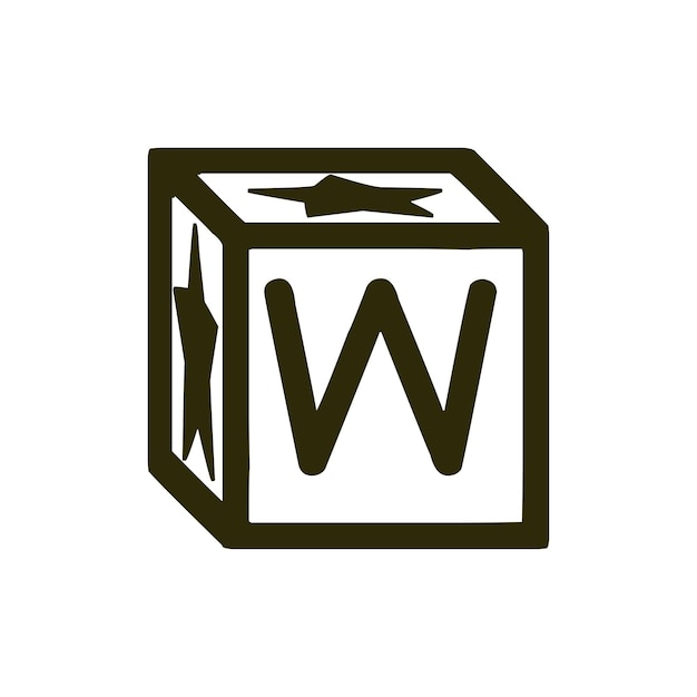 w logo design illustrator