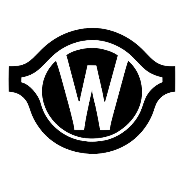 w logo