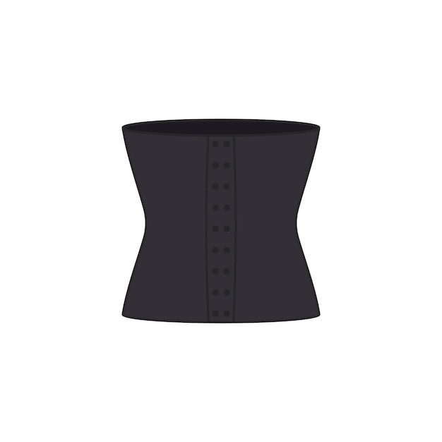 Waist trainer icon Corset symbol modern simple vector icon Vector Illustration