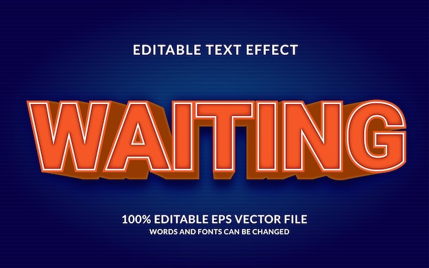 Waiting Text Effect