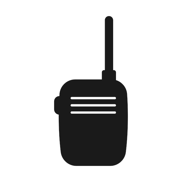 Vector walkie talkie icon vector