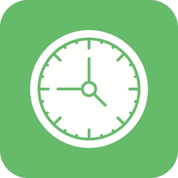 Wall Clock icon vector image Can be used for Time and Date