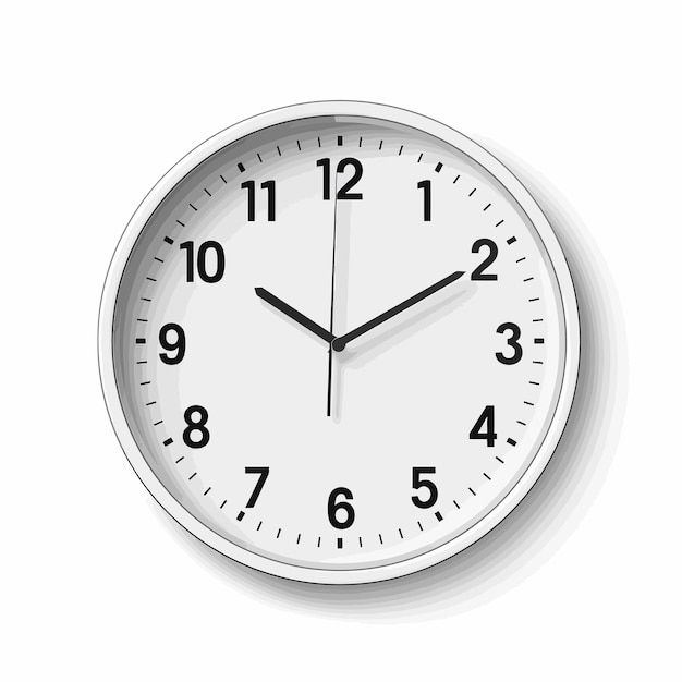 Wall_clock_with_round_dial_3D_realistic_render_vector