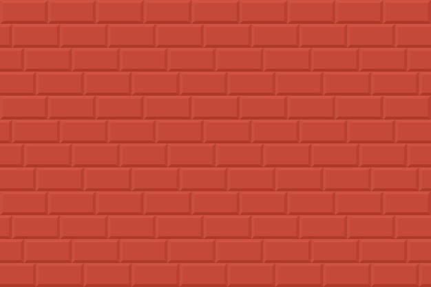 Wall seamless background brick texture Red geometric repeatable design