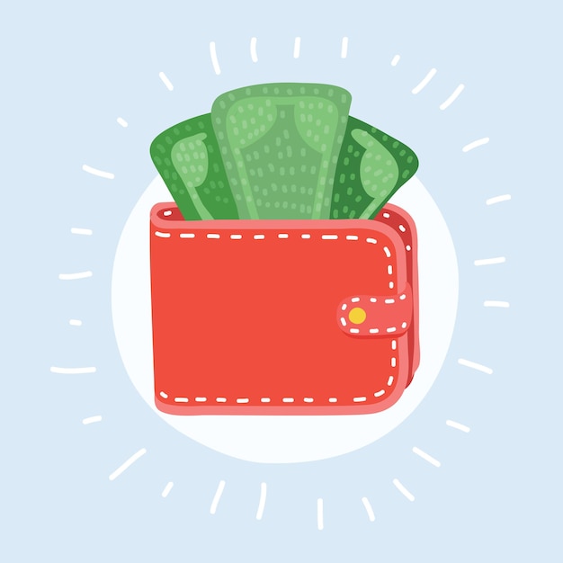 Wallet icon money icon