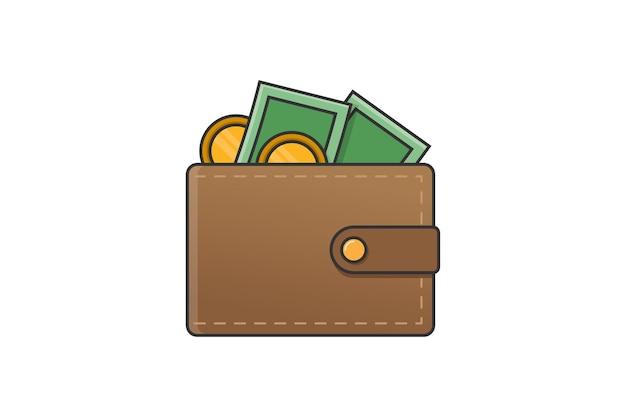 Wallet vector design