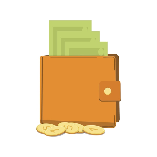 Wallet with money