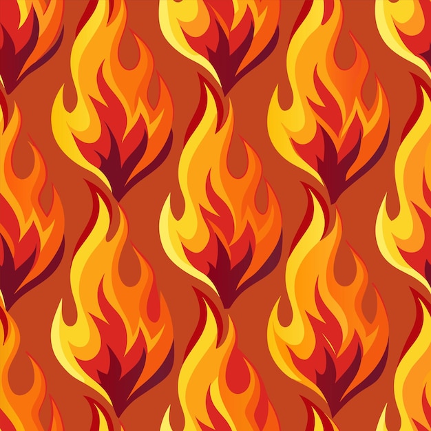 Vector a wallpaper with flames and a background of fire