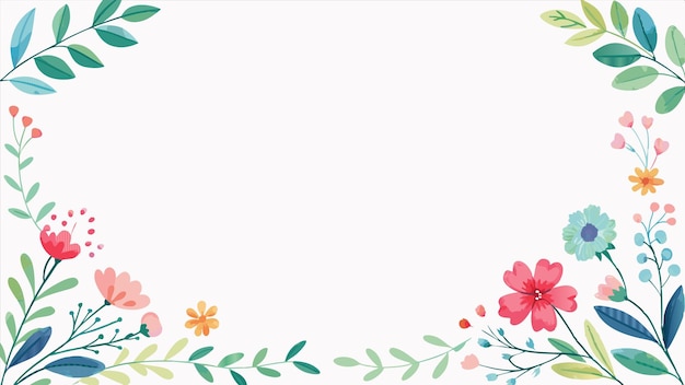 Vector a wallpaper with flowers and a frame that says quot the name quot