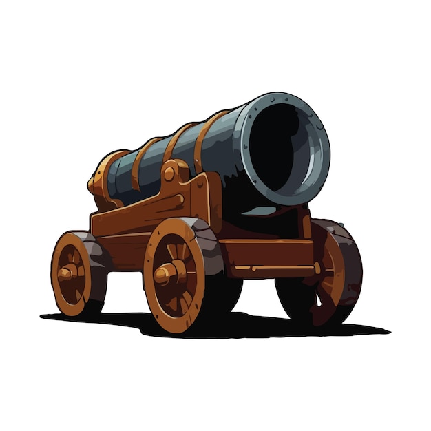 war cannon vector design illustration