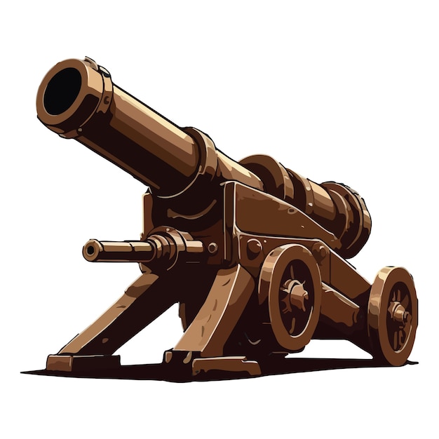 war cannon vector design illustration