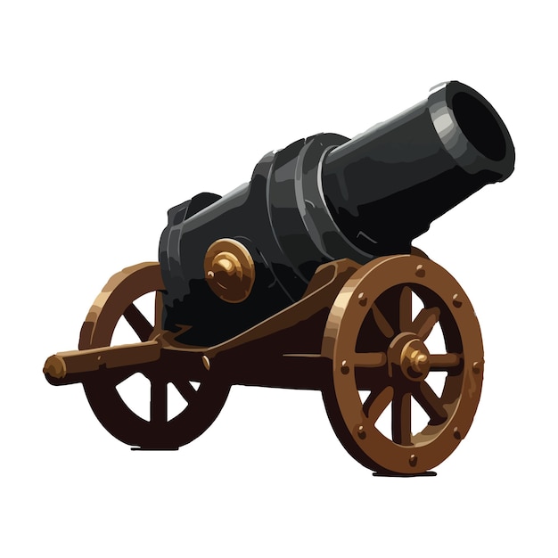 war cannon vector design illustration