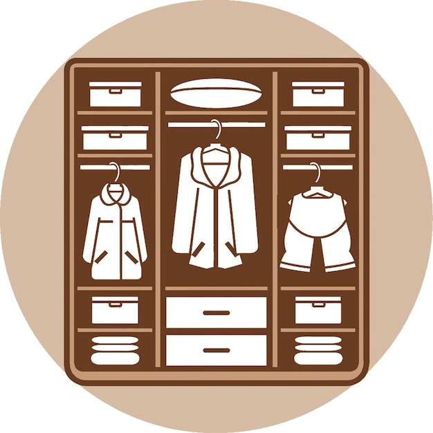 Wardrobe Icon Clothing Organization and Storage Design