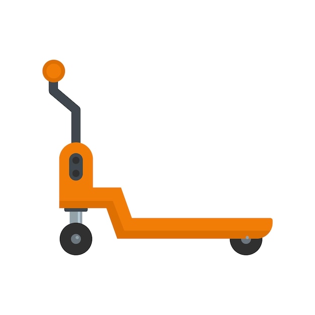 Warehouse loader icon Flat illustration of warehouse loader vector icon for web