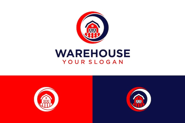 warehouse logo design with agriculture