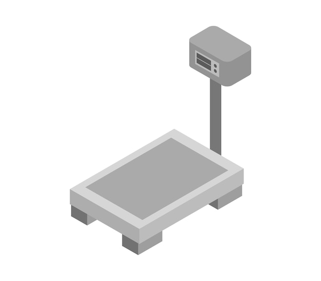 Warehouse scales isometric