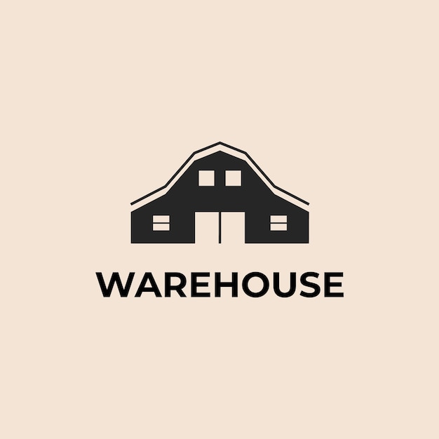 Warehouse vintage logo symbol icon design