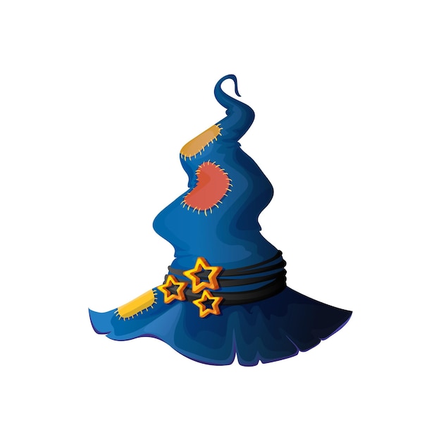 Warlock sorcerer mage wizard cartoon Halloween hat