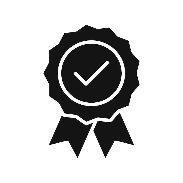 Warranty icon isolated on white background