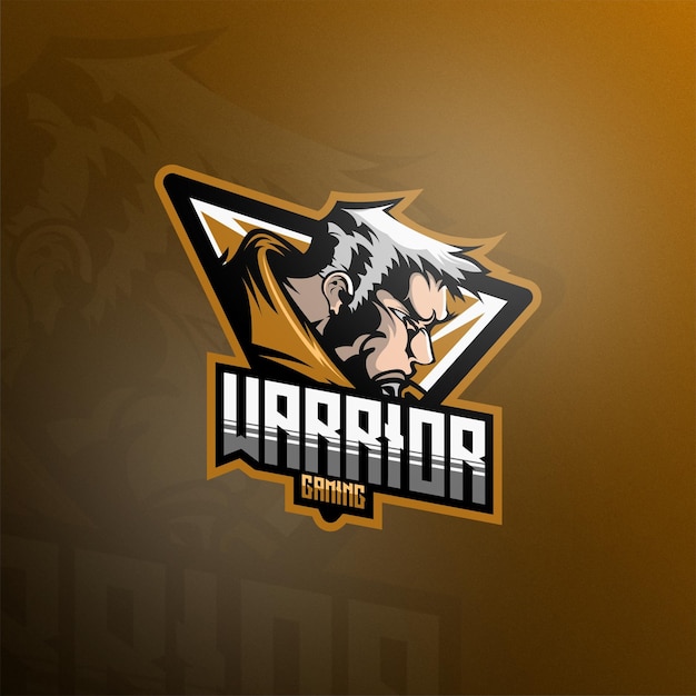 Warrior gaming logo esport vector