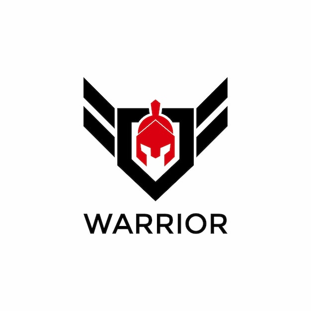 Warrior Logo Modern warrior logo design template