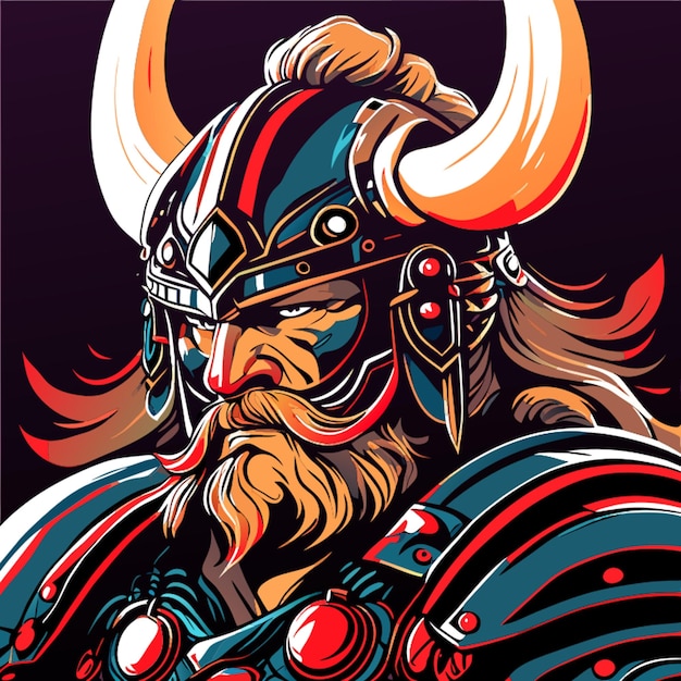 warrior vector illustration