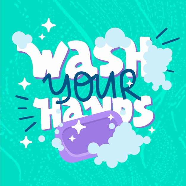 Wash your hands concept