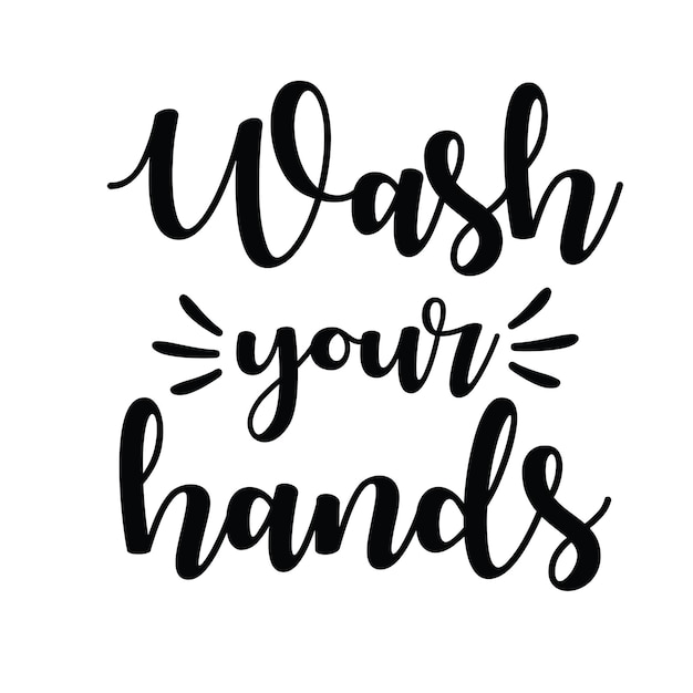 Wash your hands svg design bathroom svg typography design