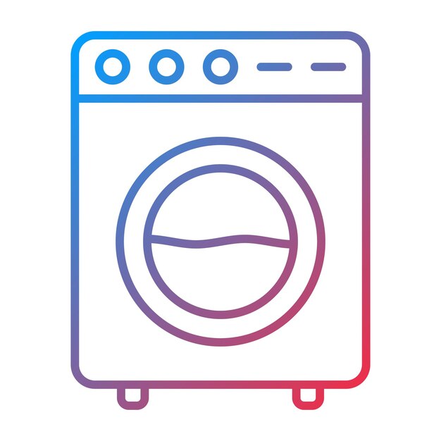 Washing Machine icon vector image Can be used for Hotel Services