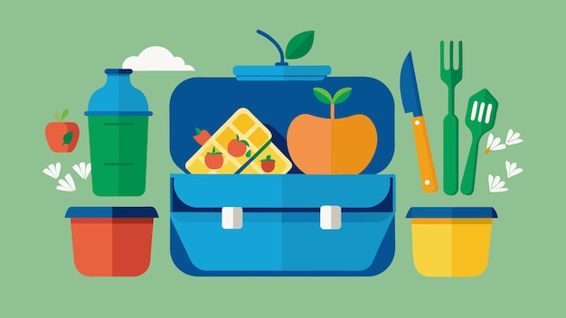 The wastefree lunch challenge encourages students and employees to pack their lunches using reusable