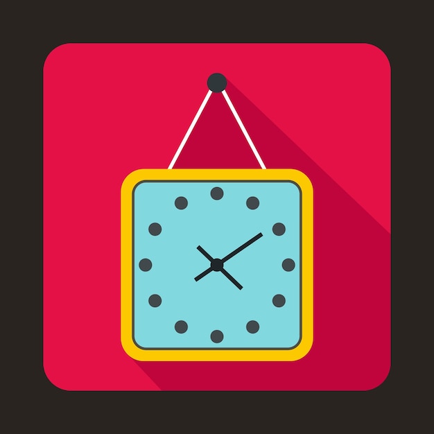 Watch icon in flat style for any design