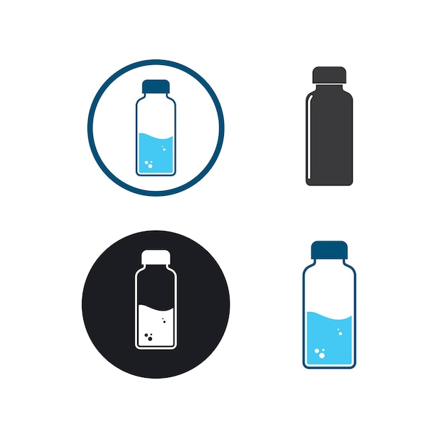 Water bottle icon vector illustration design